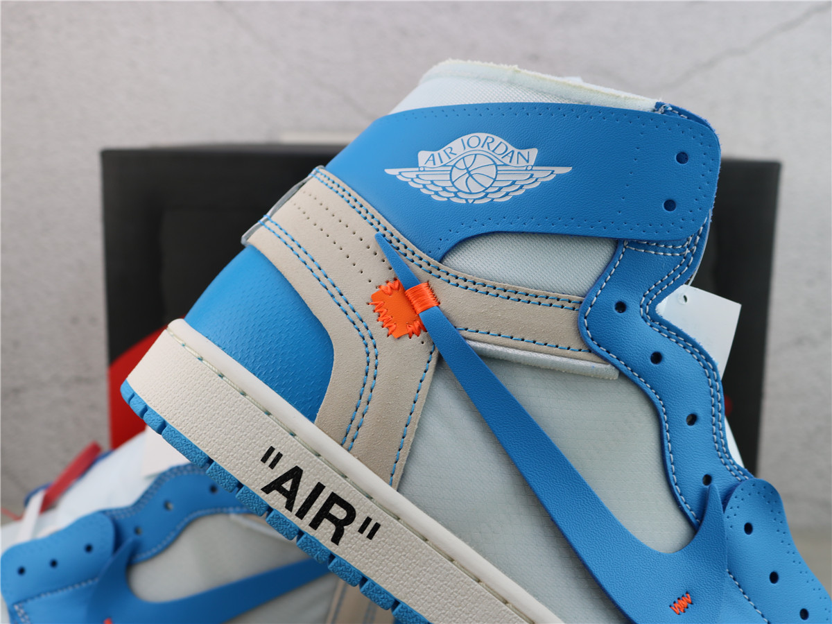 OG Batch Jordan 1 Retro High Off-White University Blue AQ0818-148